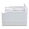 Baxton Studio Millie Cottage Farmhouse White Finished Wood Full Size Daybed with Trundle 179-11169-Zoro - alternate 3